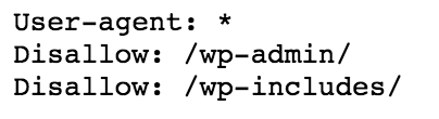 WP Includes robots block