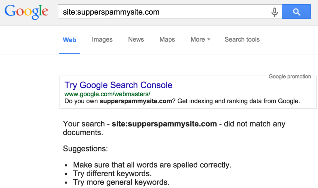 pure spam site search