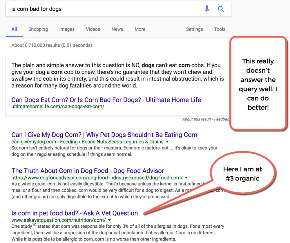 featured snippet making improvements