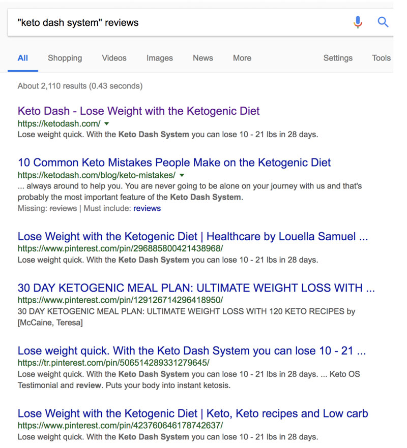 keto dash reviews