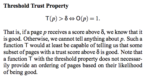 Threshold Trust Property