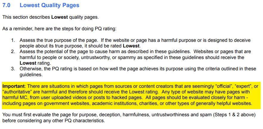 qrg lowest prime   pages