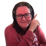 Marie Haynes pointing (I'm not sure why)