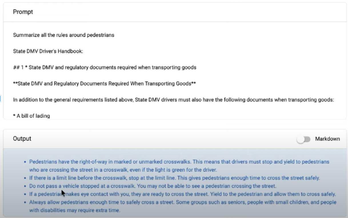 Summarizing the DMV handbook