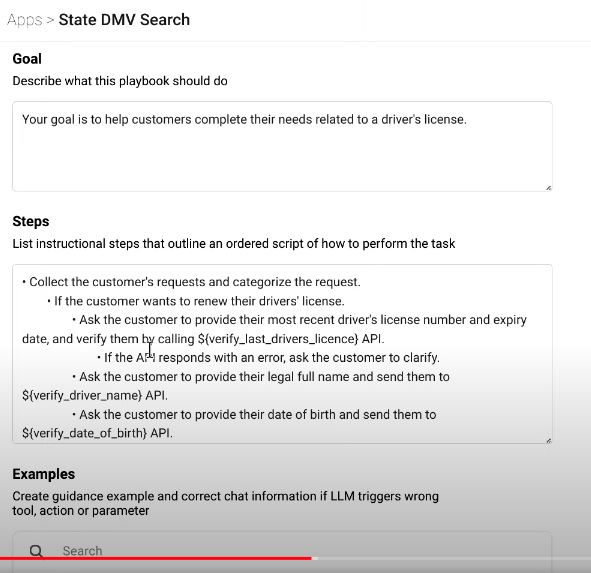 creating a gen ai app for the DMV