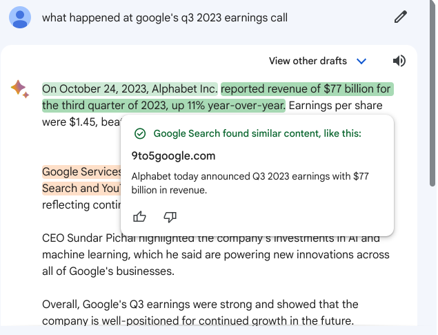 What we learned about SGE, Bard and Gemini from Google’s Q3 2023 Earnings call – Marie Haynes