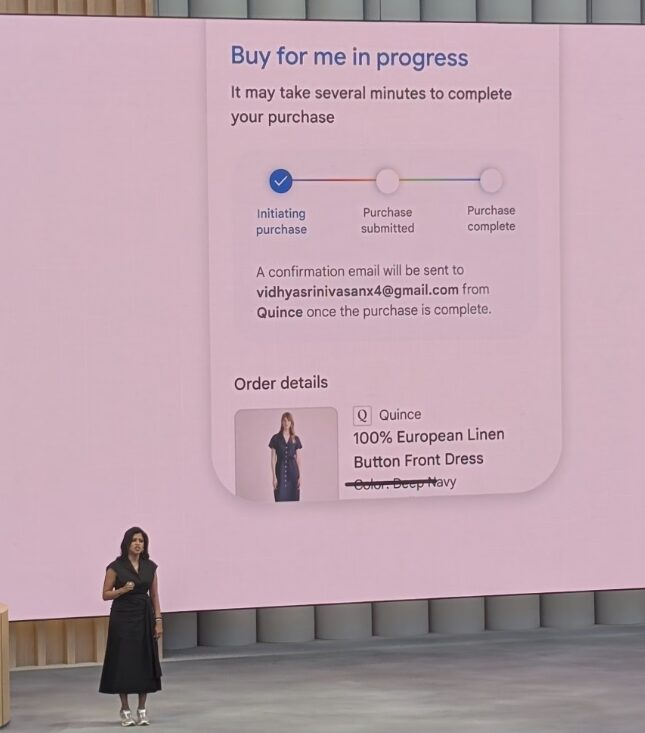 Google buy for me demoed at I/O