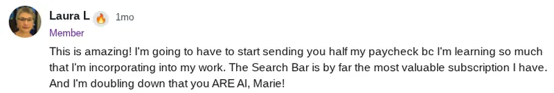 Search Bar Pro Testimonial