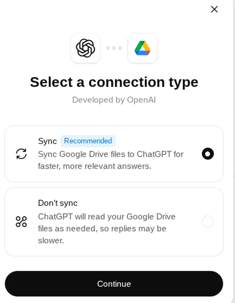 Chatgpt connection