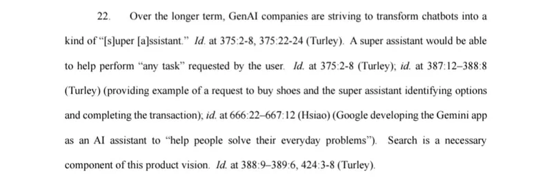 Google's goal - an assistant who can carry out every task - Doj against Google Test