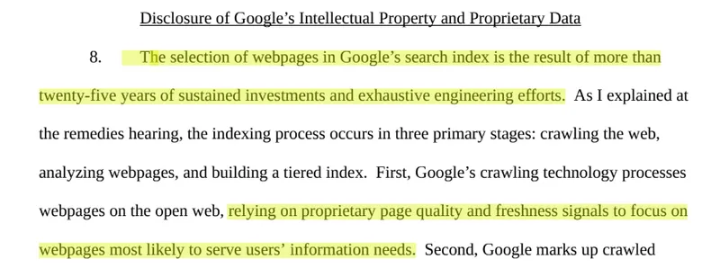 User data is important in Google's ranking systems. What we learned from Liz Reid's appeal statement.