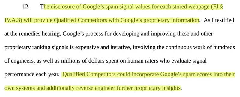 User data is important in Google's ranking systems. What we learned from Liz Reid's appeal statement.
